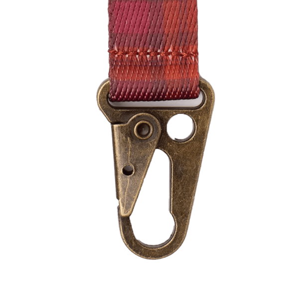 thread clip keychain rosewood